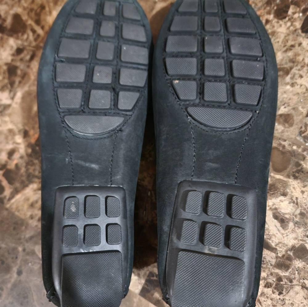 Lauren Ralph Lauren Black Suede Loafers Size 5B - Picture 9 of 9